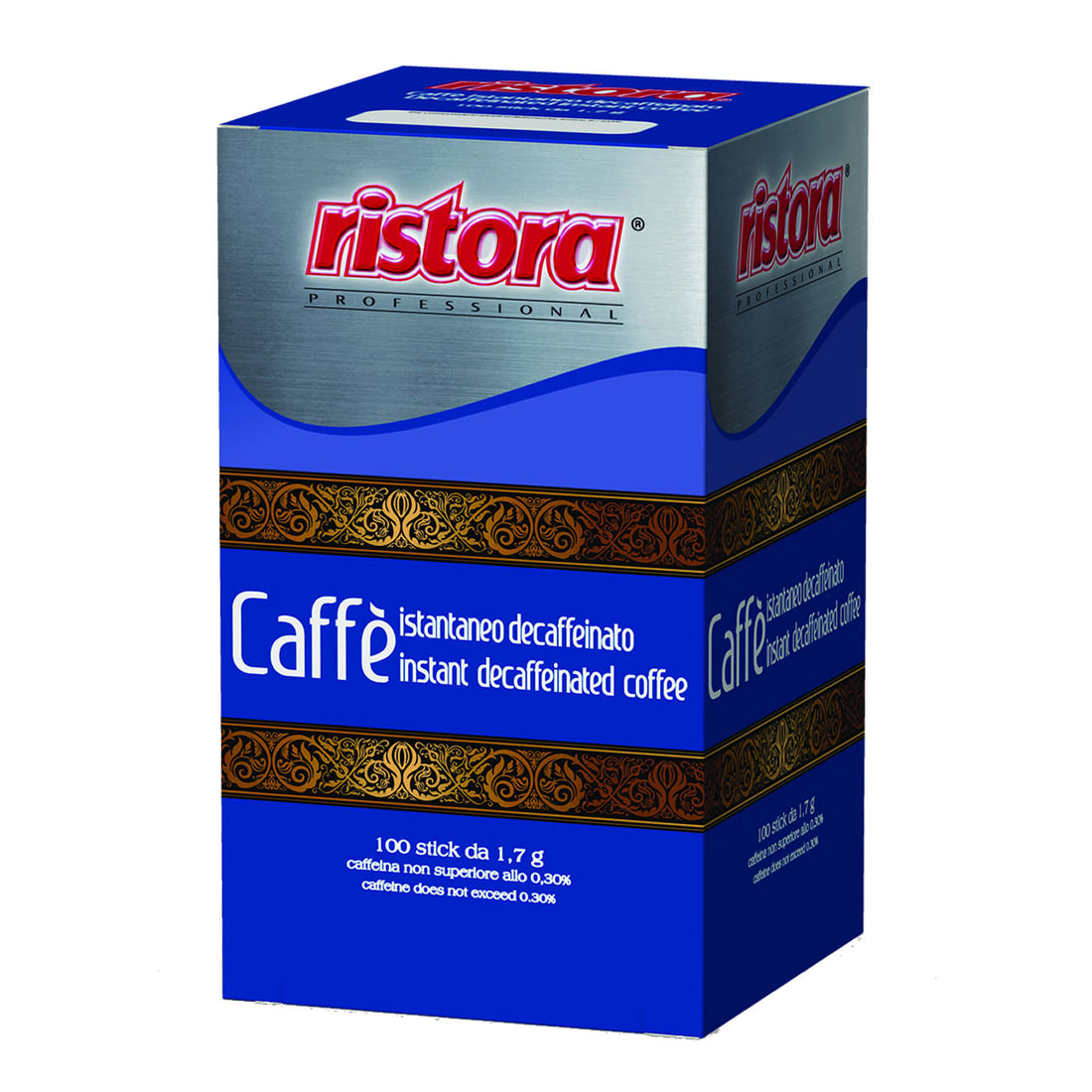 Caffé solubile istantaneo Decaffeinato 100 stick monodose