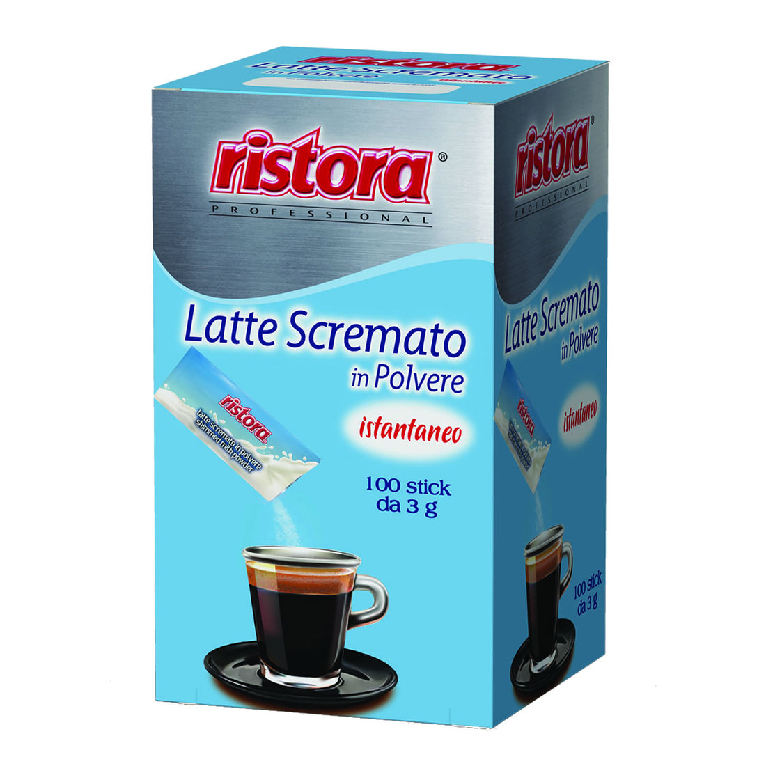 Latte Scremato in polvere 100 stick monodose