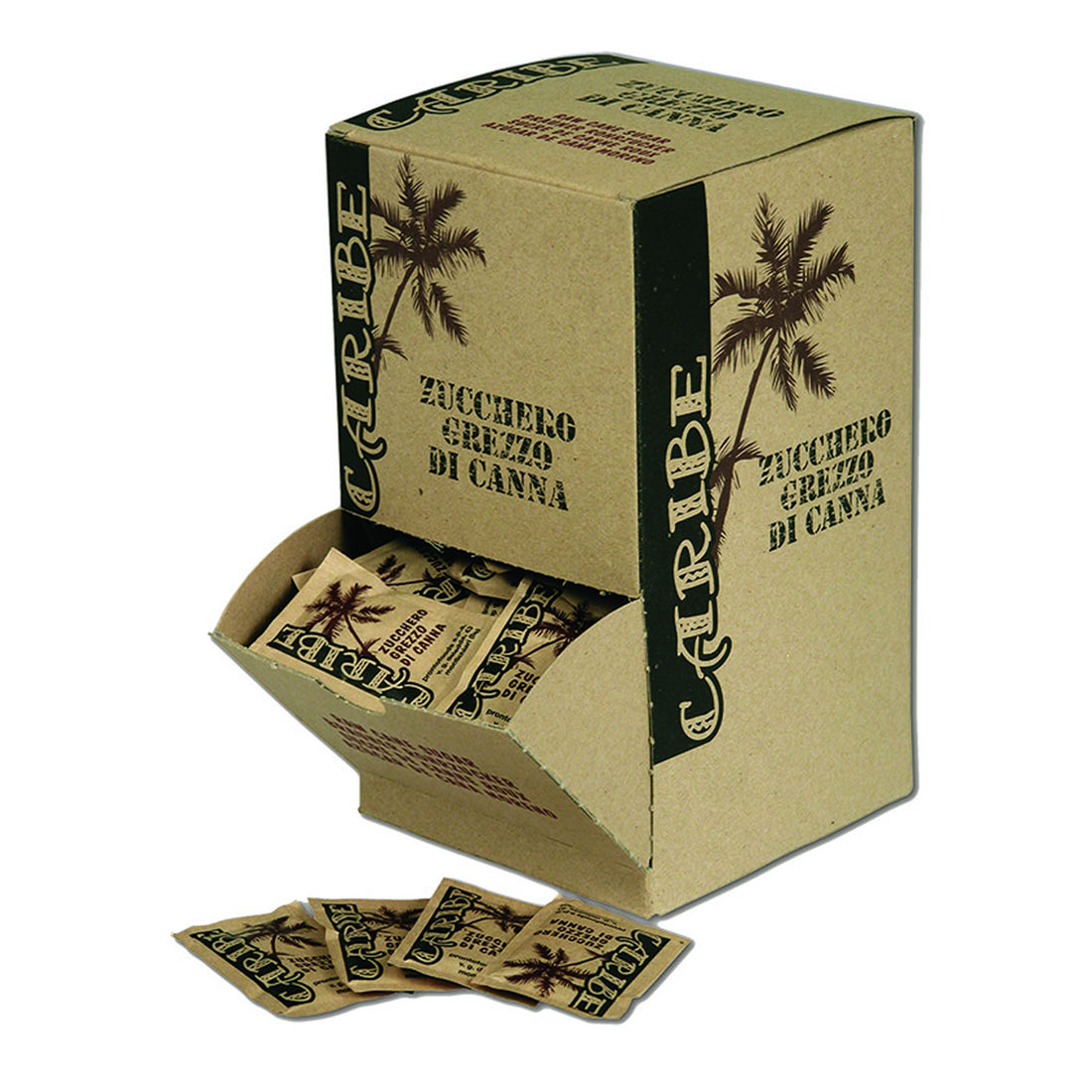 Caribe Raw Cane Sugar 150 display sachets