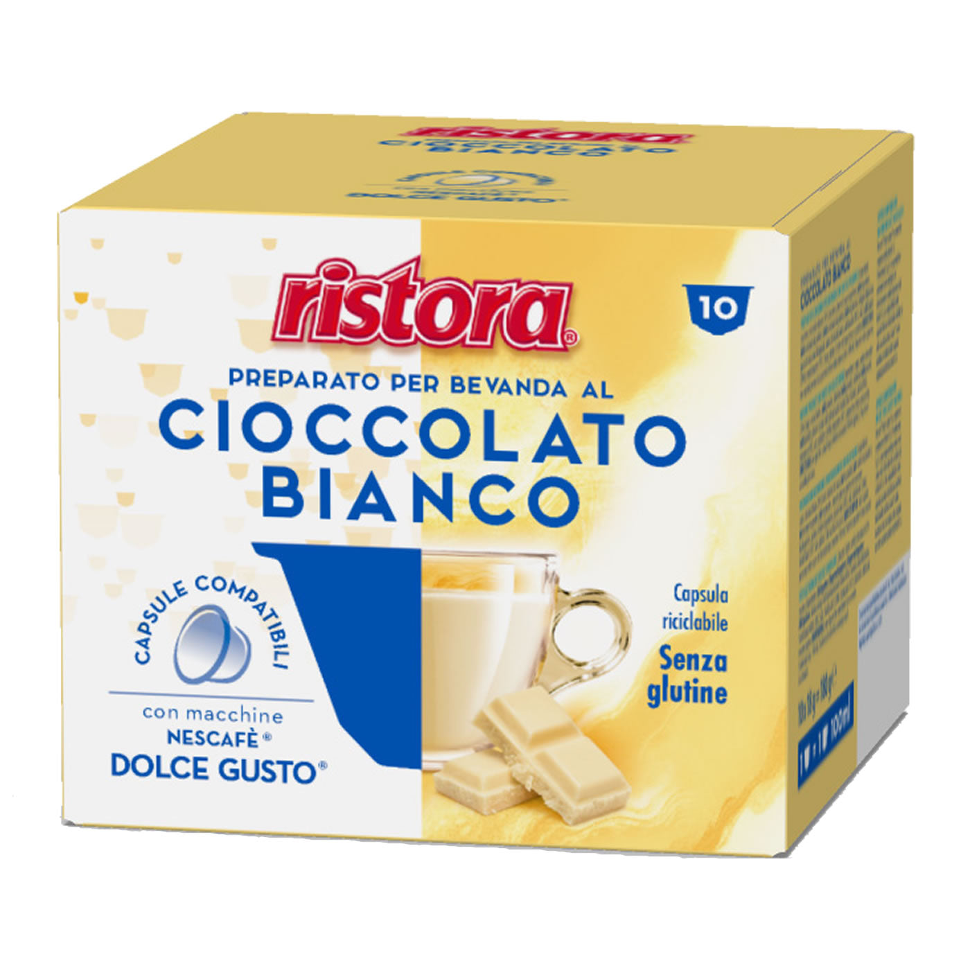 Cioccolato Bianco Capsule Compatibili Nescafè Dolce Gusto