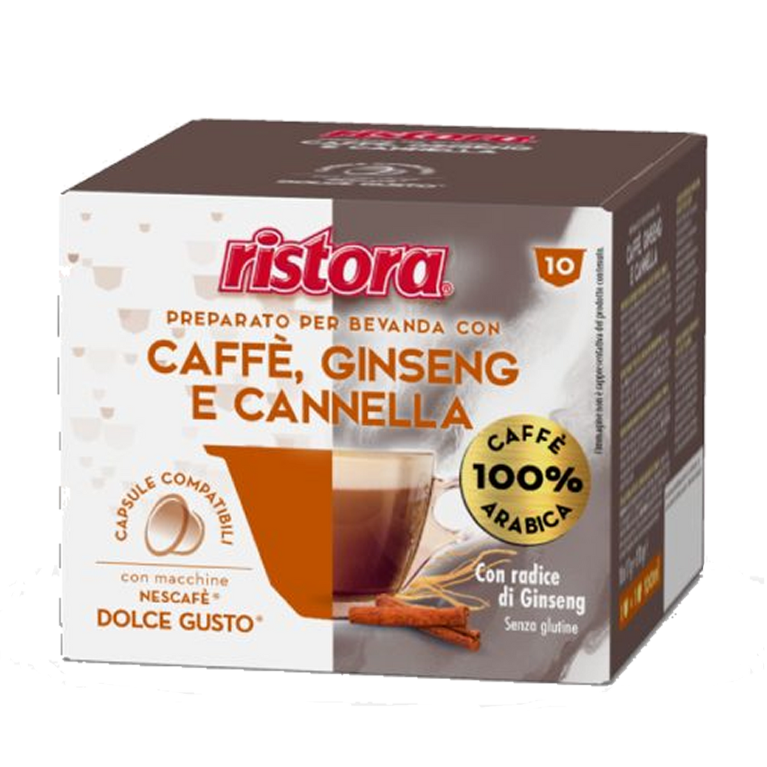 Coffee Ginseng And Cinnamon - Dolce Gusto System Compatible Capsules