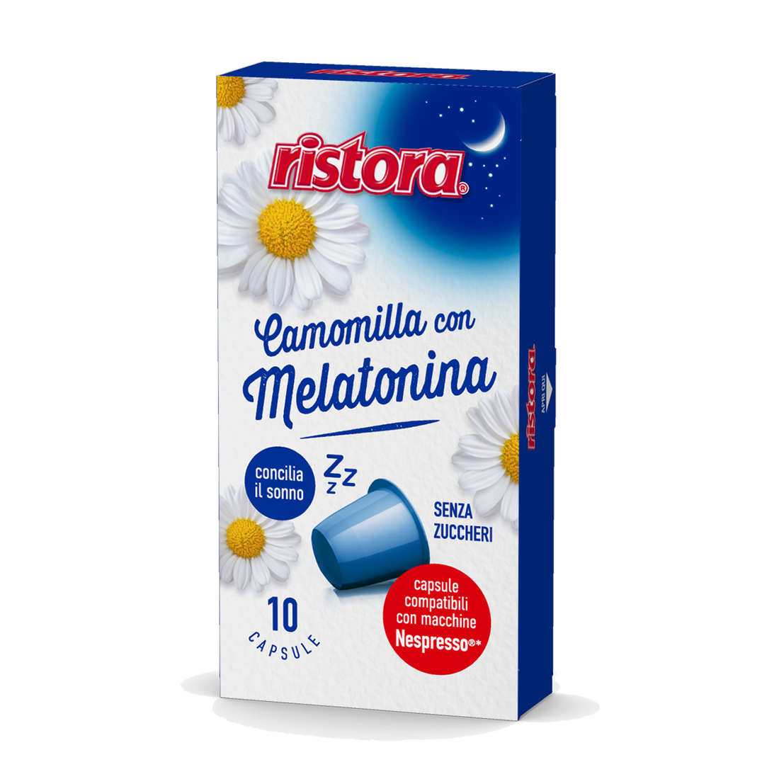 Camomilla con Melatonina Senza Zuccheri Capsule Compatibili Nespresso