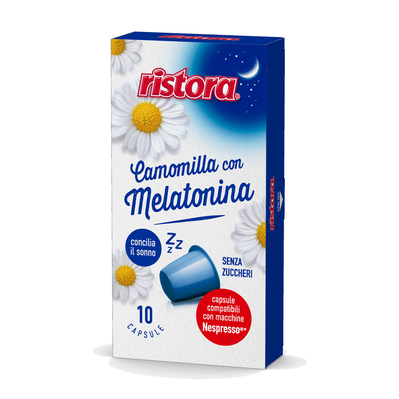 Camomilla con Melatonina Senza Zuccheri Capsule Compatibili Nespresso