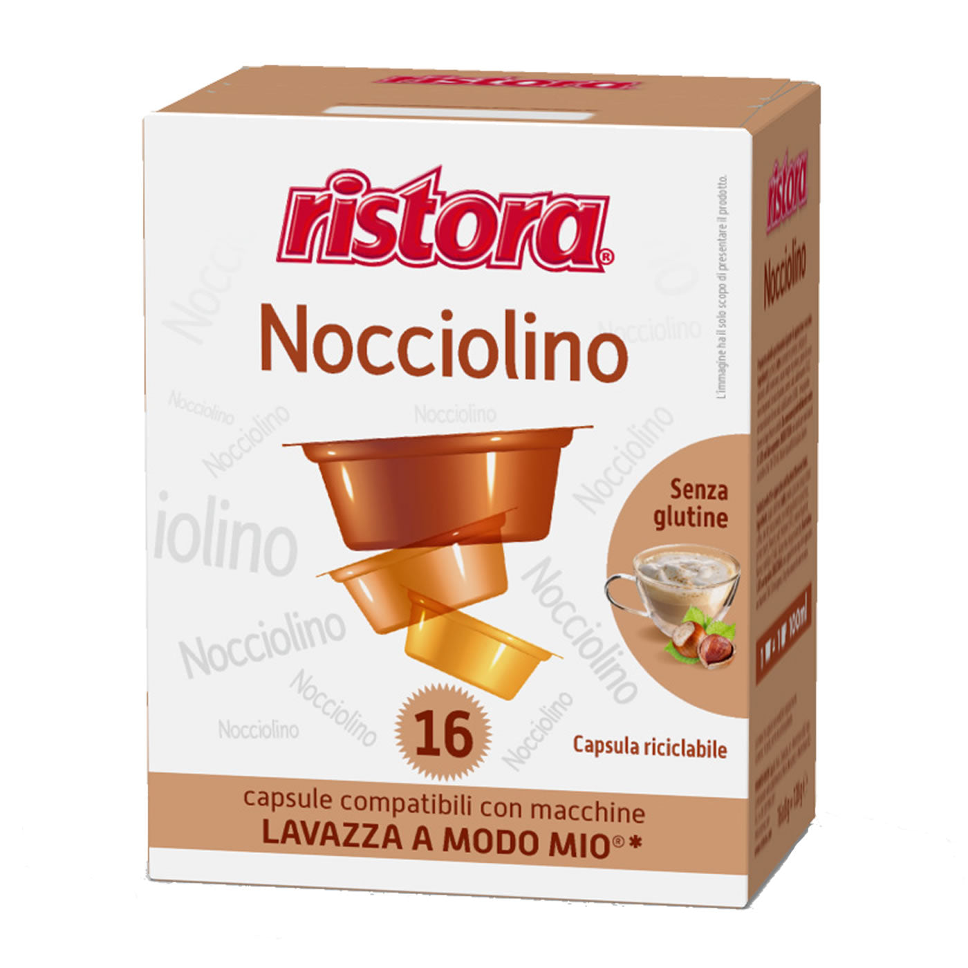 Nocciolino Lavazza A Modo Mio Compatible Capsules