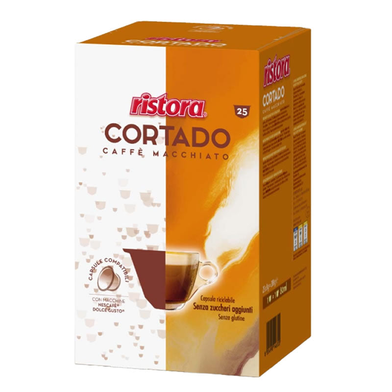 Caffè Cortado 25 Capsule Compatibili Nescafè Dolce Gusto