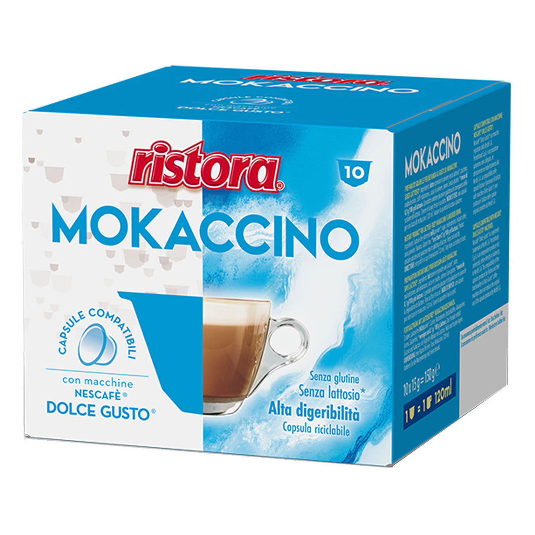 Mokaccino senza Lattosio Capsule Compatibili Nescafè Dolce Gusto