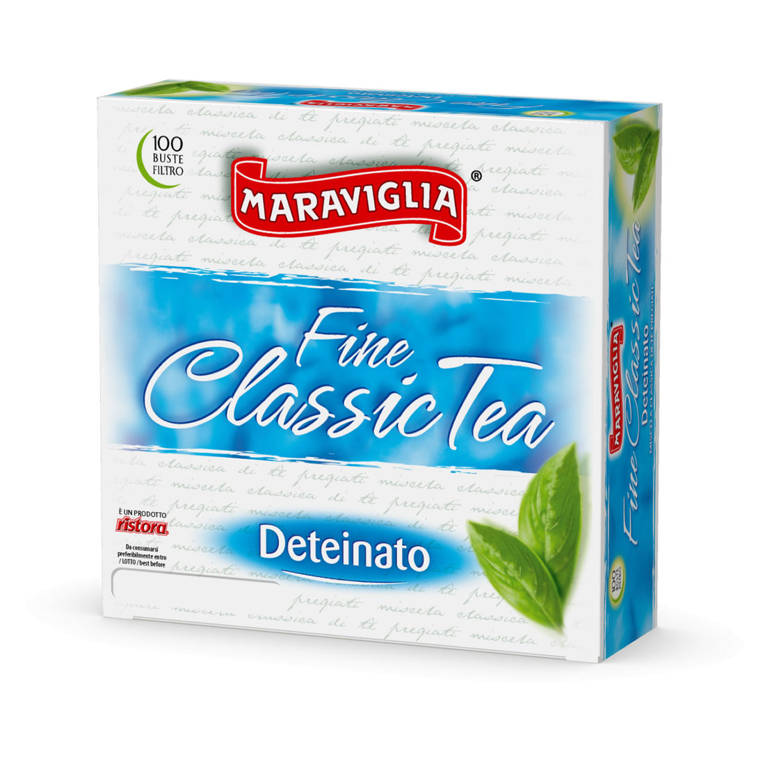 Deteinated Fine Classic Tea 100 Filters