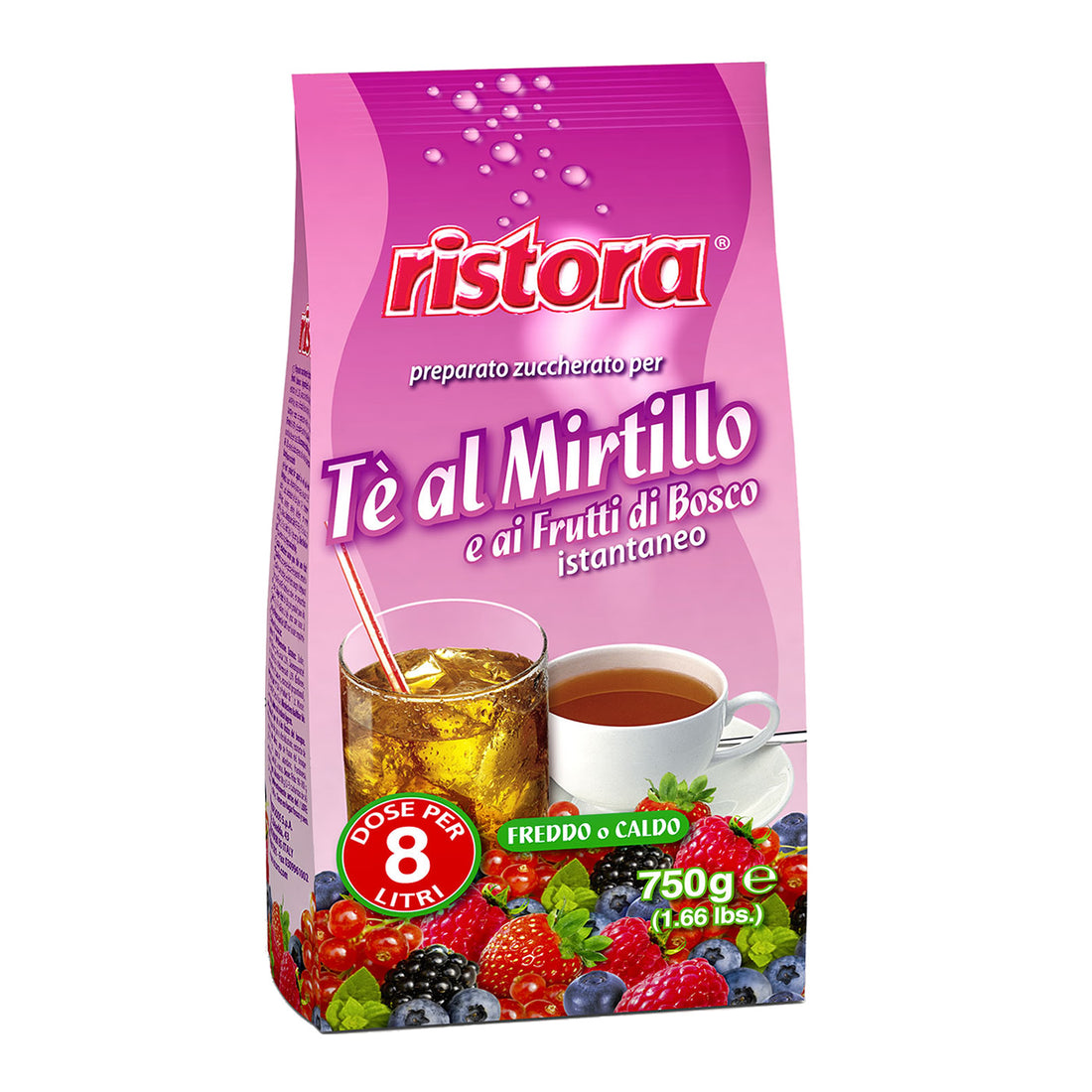 Tè al Mirtillo e ai Frutti di Bosco Istantaneo