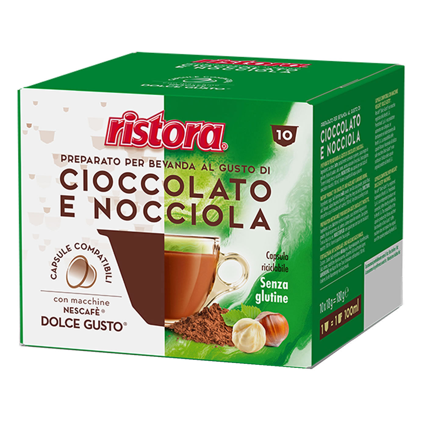 Cioccolato e Nocciola Capsule Compatibili Nescafè Dolce Gusto