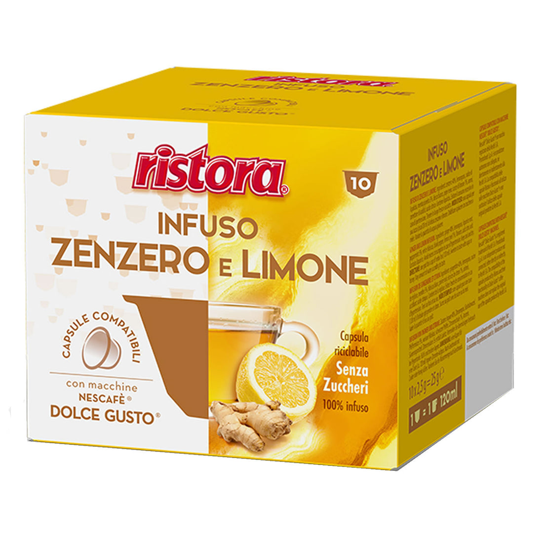 Infused Ginger &amp; Lemon - Nescafè Dolce Gusto Compatible Capsules