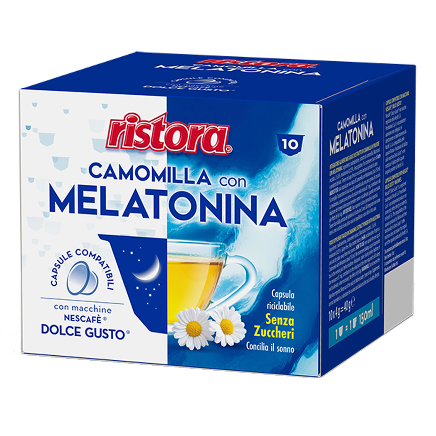 Camomilla With Melatonina Without Sugar - Nescafè Dolce Gusto Compatible Capsules